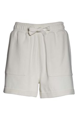 Sweaty Betty Revive Tie Waist Knit Shorts in Lily White