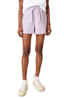 Sweaty Betty Revive Tie Waist Knit Shorts in Mistflower Purple