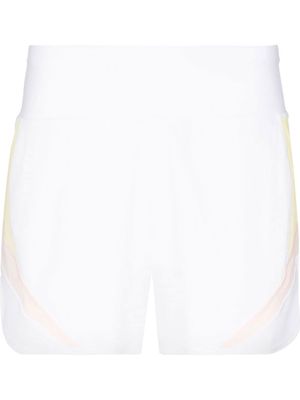 Sweaty Betty side-stripe track shorts - White