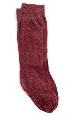 Swedish Stockings Elvira Net & Ines 2-Pack Shimmery Socks in Wine