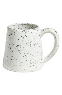 SWEET JULY Edgewater Collection Stoneware Coffee Mug in White
