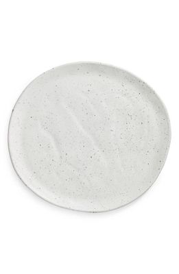 SWEET JULY Edgewater Collection Stoneware Salad Plate in White