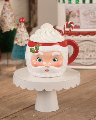 Sweet Tidings Retro Santa Christmas Mug
