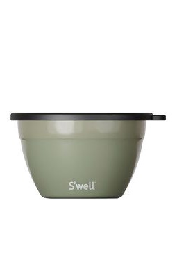 S'well Salad Bowl Kit in Sage.