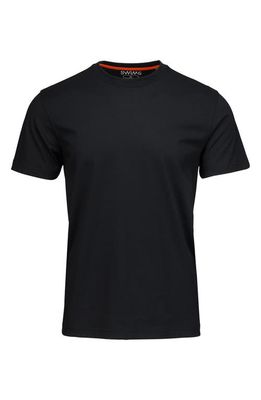 Swims Aksla Solid Crewneck T-Shirt in Black