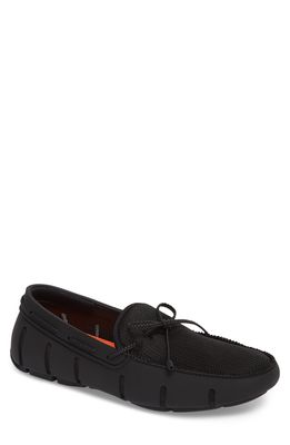 Swims Lace Loafer in Black/Black