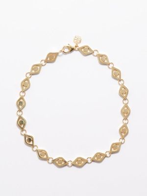 Sydney Evan - Evil Eye 14kt Gold Chain Bracelet - Mens - Gold
