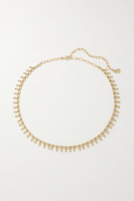 Sydney Evan - Fringe 14-karat Gold Diamond Necklace - one size