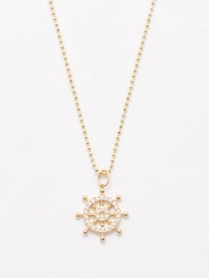Sydney Evan - Helm Diamond & 14kt Gold Necklace - Mens - Gold