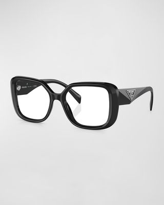 Symbole Beveled Acetate & Plastic Square Glasses