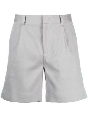 System side-stripe shorts - Grey