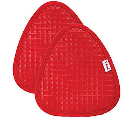 T-fal 2-Pack Flexible Waffle Silicone Pot Holde rs