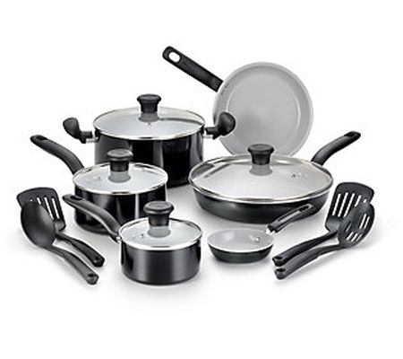 T-fal Initiatives 14-Piece Ceramic Cookware Set