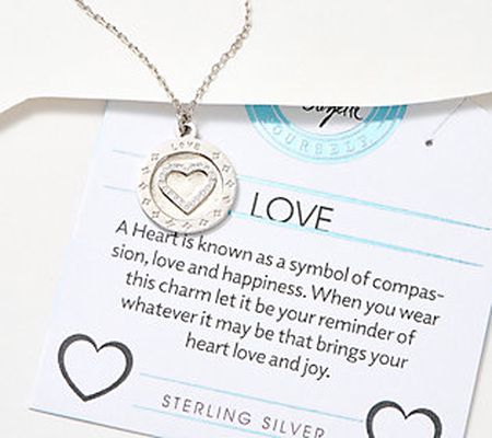 T. Jazelle Sterling Silver Charm Necklace