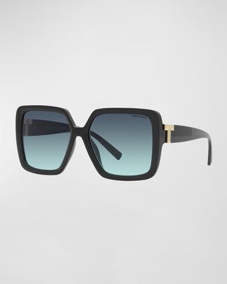 T-Monogram Square Plastic Sunglasses