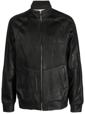 Taakk high-neck zipped bomber jacket - Black