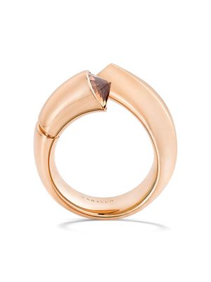 Tabayer 18kt rose gold Large Oera diamond ring - Pink
