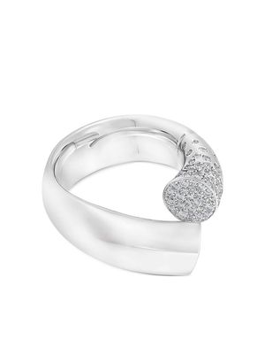 Tabayer 18kt white gold Large Oera diamond ring - Silver