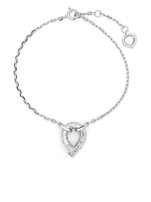 Tabayer 18kt white gold Oera diamond chain bracelet - Silver