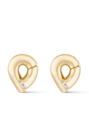 Tabayer 18kt yellow gold Oera diamond stud earrings