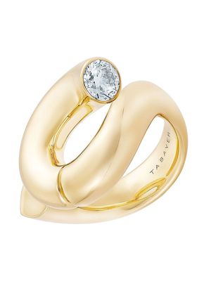 Tabayer 18kt yellow gold Oera Loop diamond ring