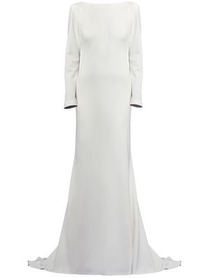 Tadashi Shoji Stanton open-back gown - White