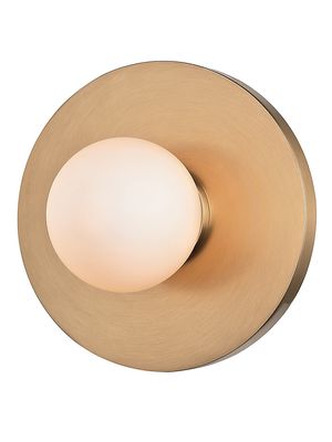 Taft Single-Light Wall Sconce - Aged Brass