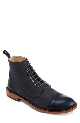 TAFT Troy Lace-Up Boot in Navy