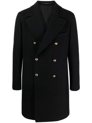 Tagliatore Arden double-breasted coat - Black