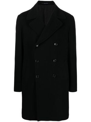Tagliatore Arden wool-blend coat - Black