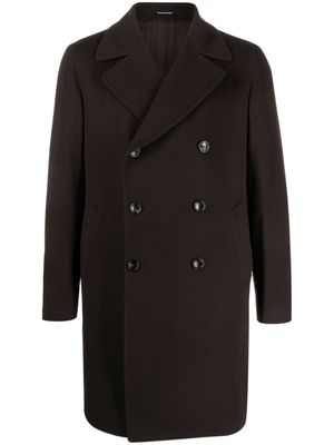 Tagliatore Arden wool-blend coat - Brown