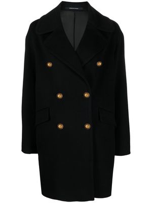 Tagliatore Ariane double-breasted coat - Black