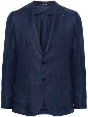 Tagliatore brooch-detailed single-breasted blazer - Blue