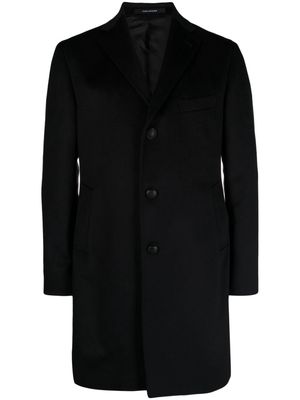 Tagliatore Bruce felted wool coat - Black