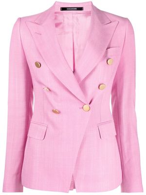 Tagliatore buttoned double-breasted blazer - Pink