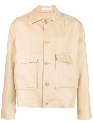 Tagliatore buttoned-up shirt jacket - Neutrals