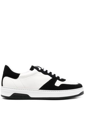 Tagliatore calf leather low-top sneakers - White
