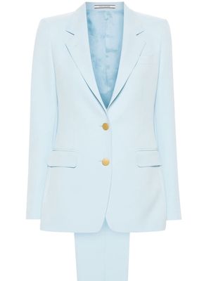 Tagliatore crepe single-breasted suit - Blue