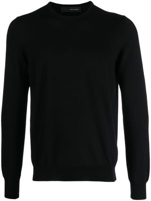 TAGLIATORE crew-neck pullover jumper - Black