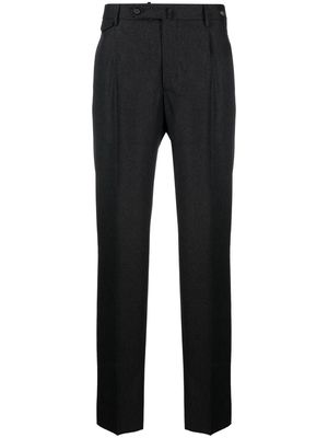Tagliatore darted tailored wool trousers - Grey