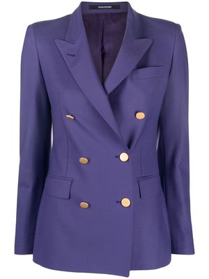 Tagliatore double-breasted blazer - Purple
