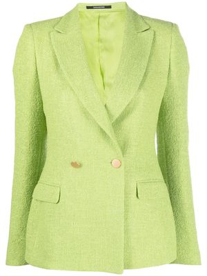 Tagliatore double-breasted button-fastening blazer - Green