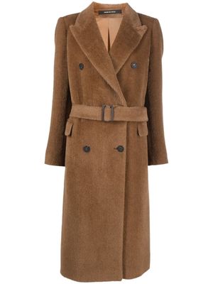 Tagliatore double-breasted coat - Brown