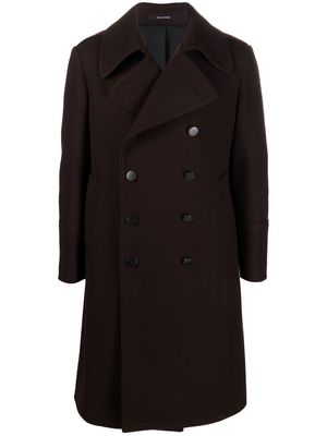 Tagliatore double-breasted coat - Red