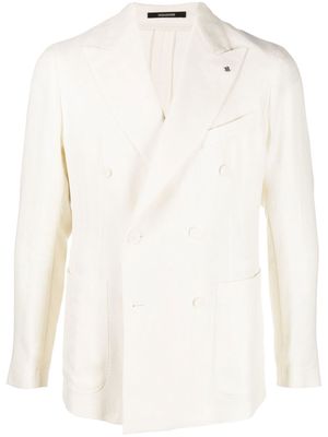 Tagliatore double-breasted suit jacket - White