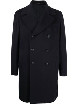 Tagliatore double-breasted tailored coat - B5054 BLUE