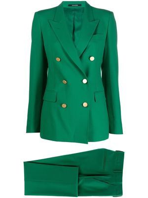 Tagliatore double-breasted tailored suit - Green
