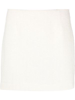 Tagliatore fine-knit mini skirt - White