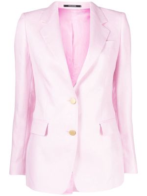 Tagliatore Giacca classic-lapel blazer - Pink