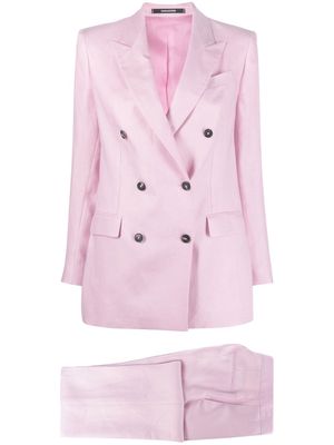 Tagliatore Jasmine double-breasted suit - Pink